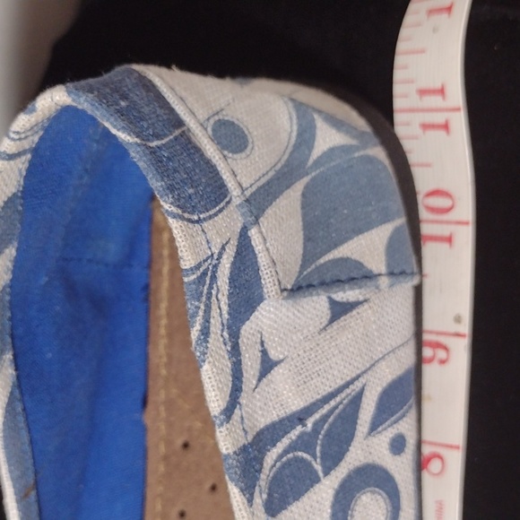 Canvas shoes by Native Sole, Frog Dancer, blue and white 10 - Picture 7 of 7